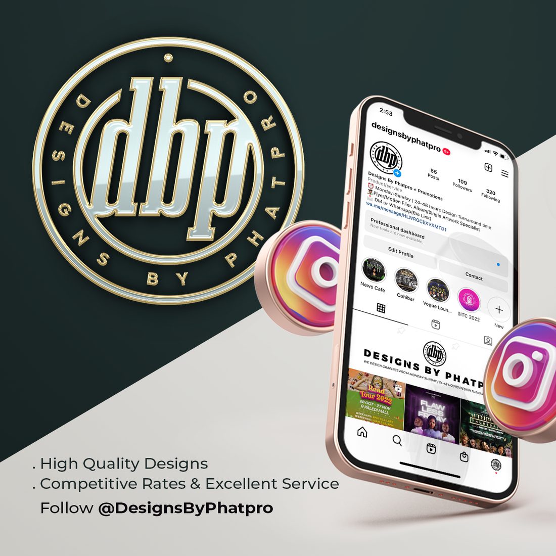 Designs By Phatpro Instagram post