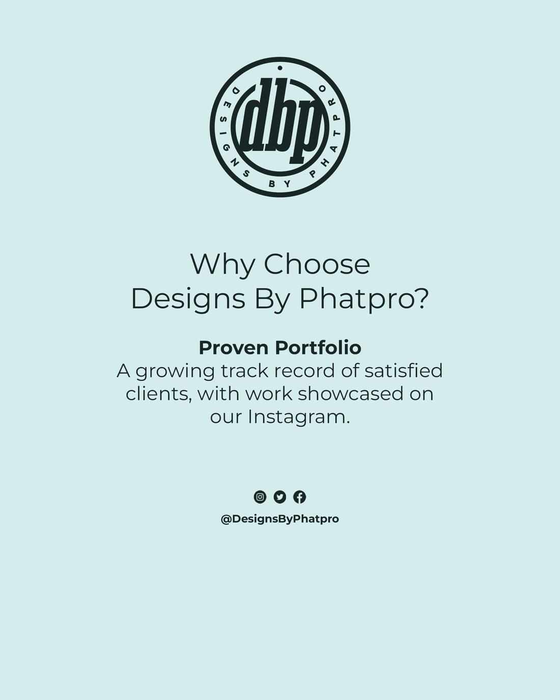 Designs By Phatpro Instagram post